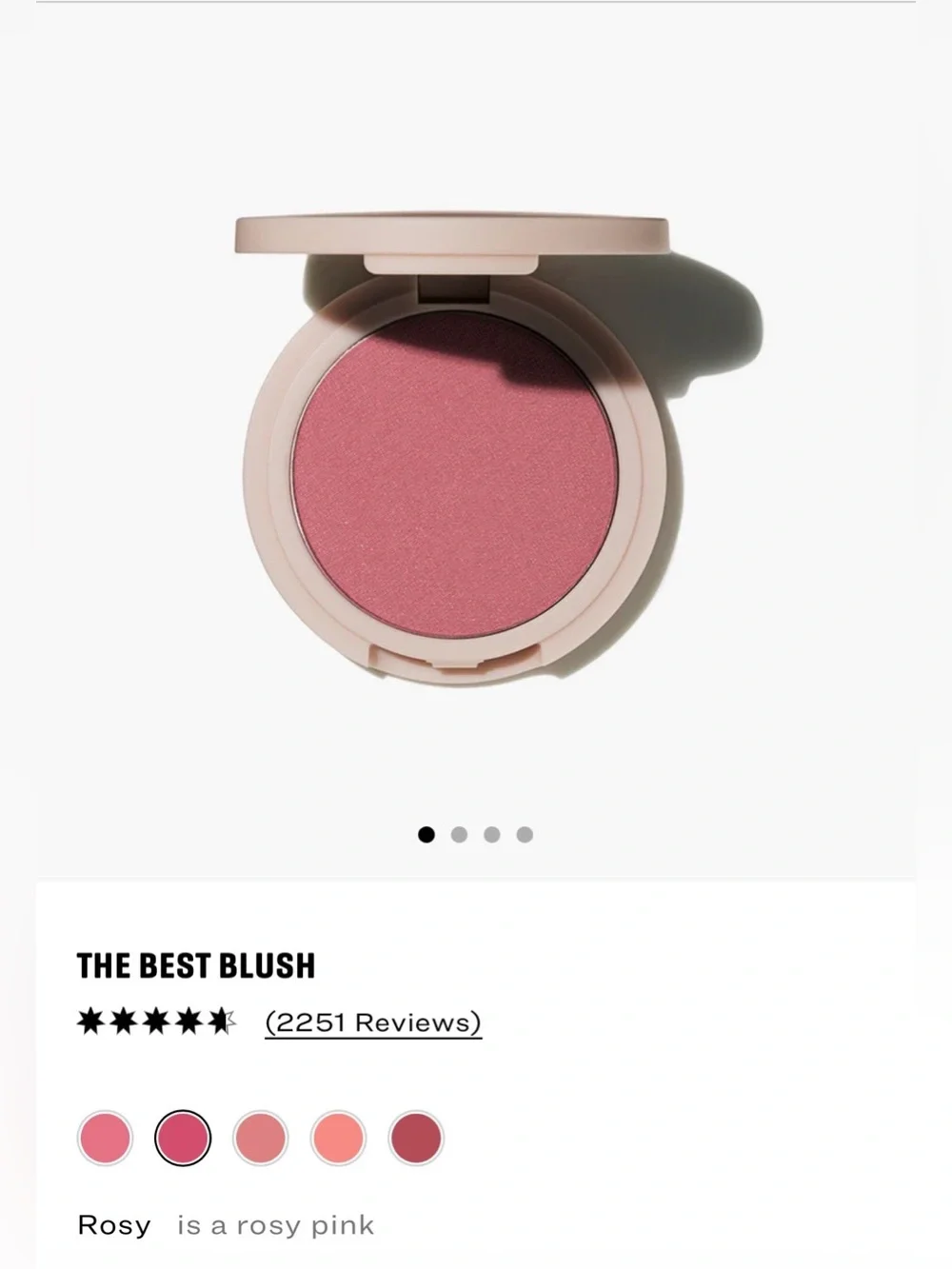 Jones Road Powder Blush Shade Rosy
